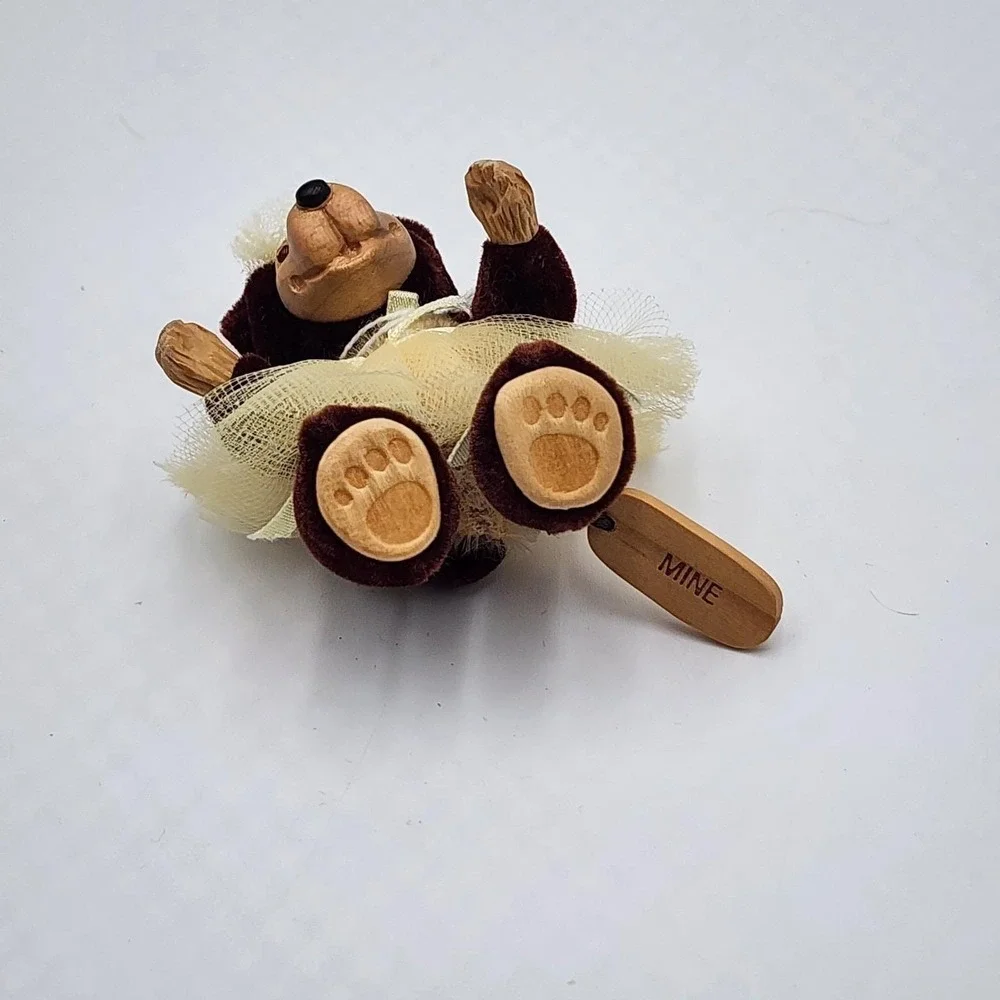Vintage Robert Raikes Wee Itty Bitty Bear Mine Limited Edition 167/650 COA Rare